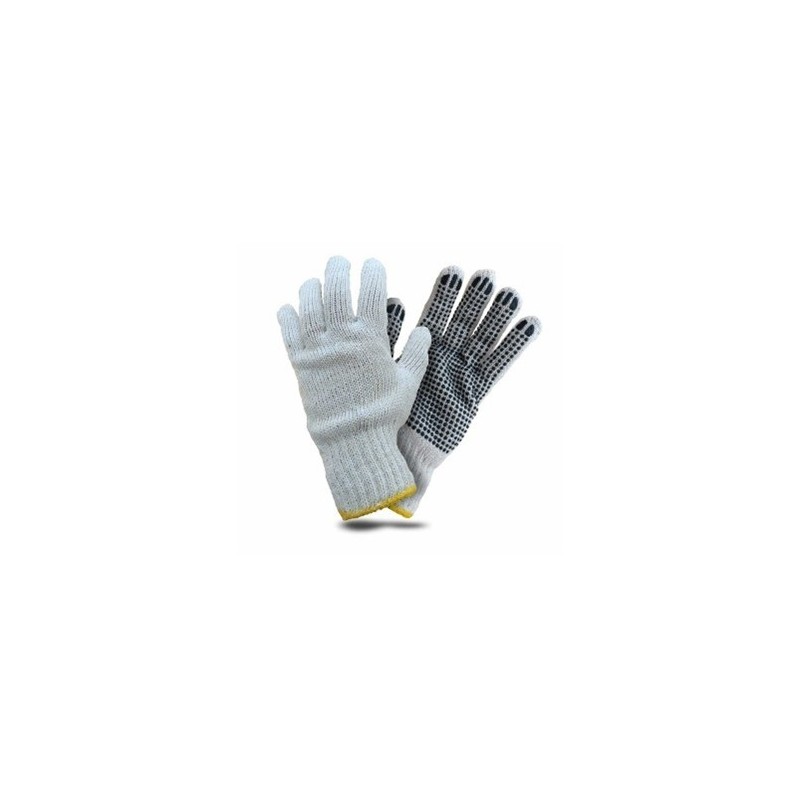 GUANTE HILO ALGODON 2H C/PVC