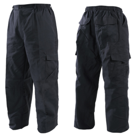 PANTALON POPLIN CARGO BLACK BULL